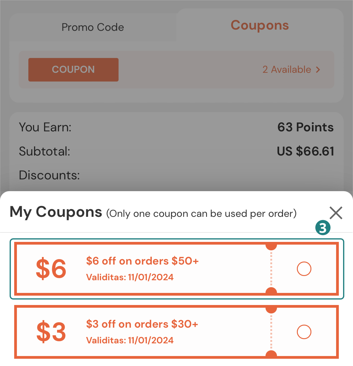How to use Code/Coupon?