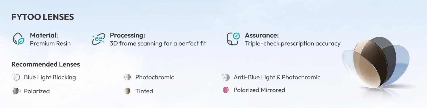 Abbas Round Two Tone Eyeglasses | Fytoo Optical